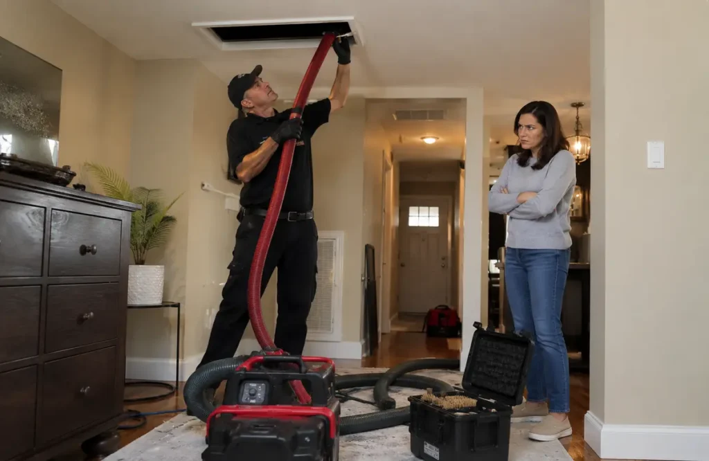 Factors affecting how long air duct cleaning