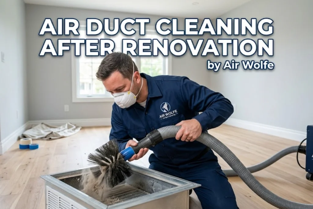 Air Duct Cleaning After Renovation