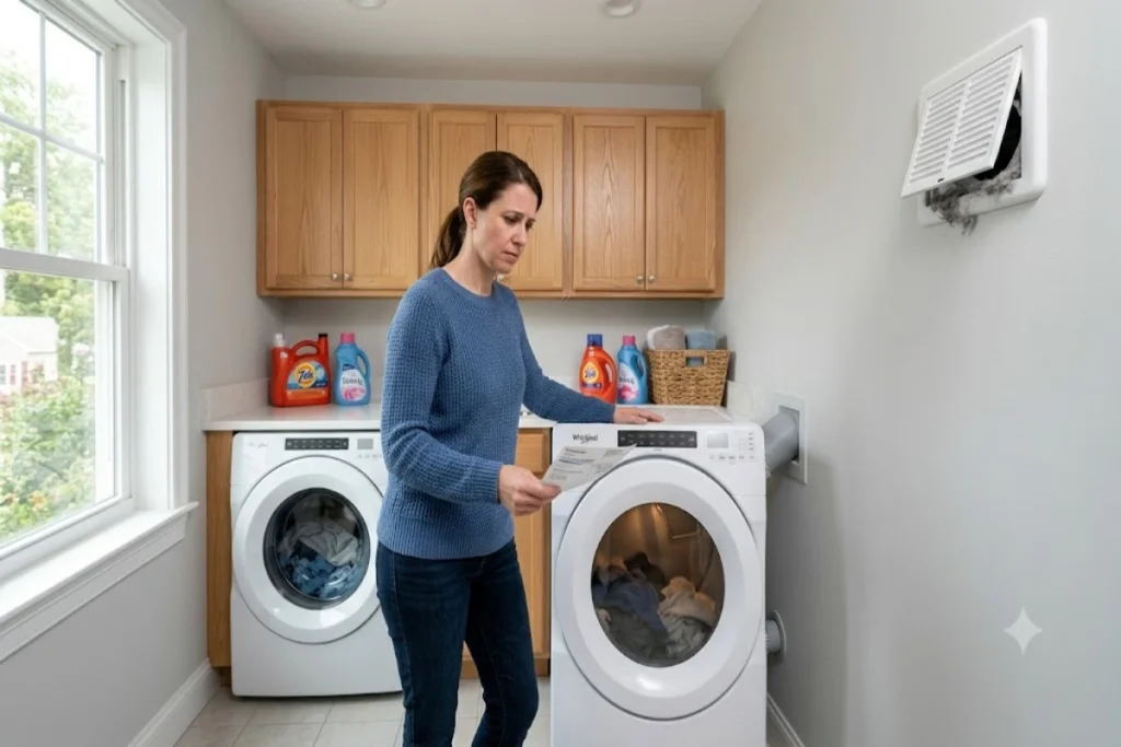 Clogged Dryer Vent