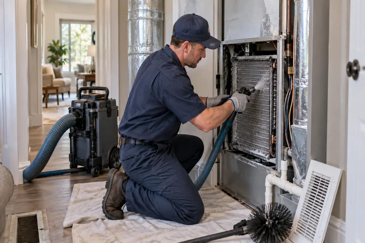 Coil Cleaning and Duct Cleaning