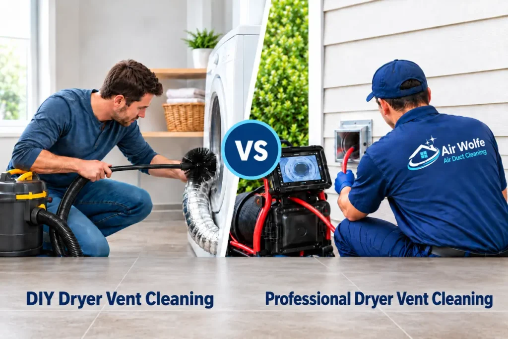 DIY vs. Professional Dryer Vent Cleaning